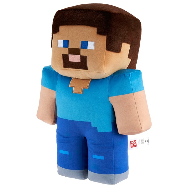 Minecraft Steve 40cm Jumbo Plush Toy | Smyths Toys Ireland