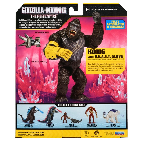 Monsterverse Godzilla X Kong: The New Empire 15cm Kong With B.E.A.S.T ...