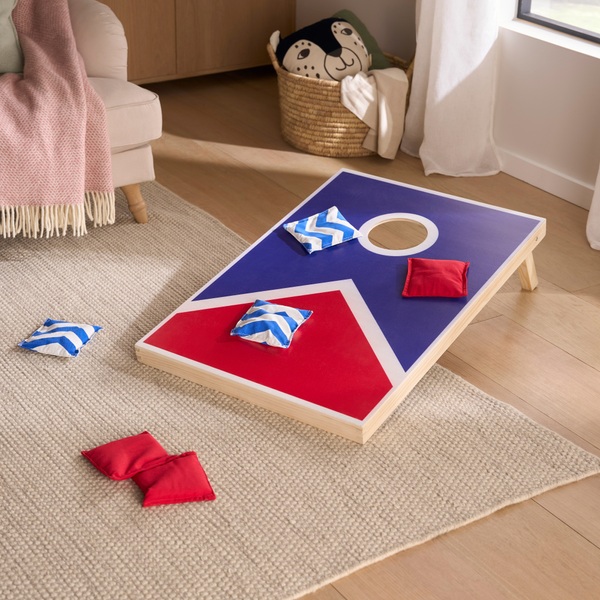 Wooden Cornhole Board with Bean Bags Smyths Toys Ireland