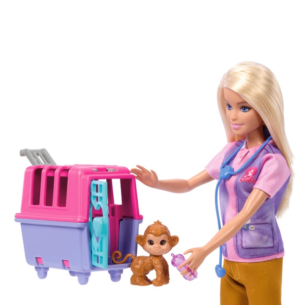 Barbie - Coffret Sauvetage d'Animaux