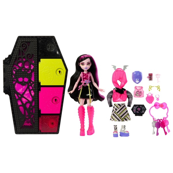 Monster High Skulltimate Secrets Neon Frights Draculaura Doll Fashion ...