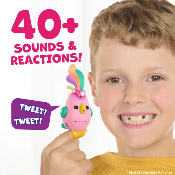 Fingerlings Sweet Tweets Bird Pink Debbie Interactive Pet | Smyths Toys UK