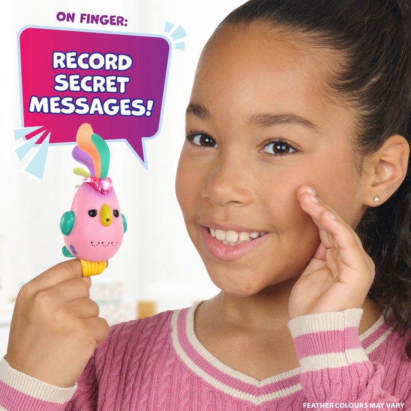 Fingerlings Sweet Tweets Bird Pink Debbie Interactive Pet | Smyths Toys UK