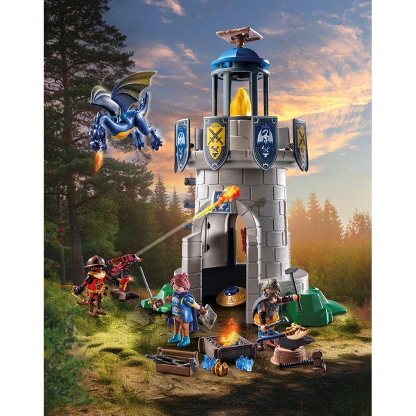 PLAYMOBIL Novelmore 71483 Lovagtorony Kovácsmesterrel és Sárkánnyal – 2. kép