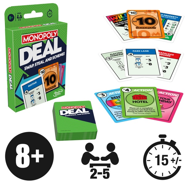 Monopoly Deal Card Game - Hasbro: How-to-Videos