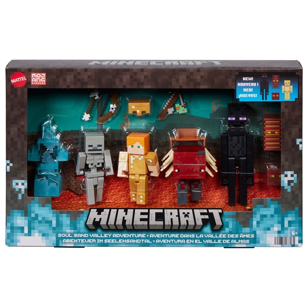 Minecraft Soul Sand Valley Adventure Figure 4 Pack