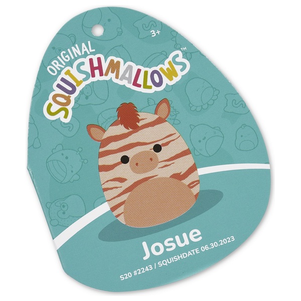 thumbnail image 2 of Squishmallows 20 Inch Josue The Peach Zebra Supersoft... 2 of 11