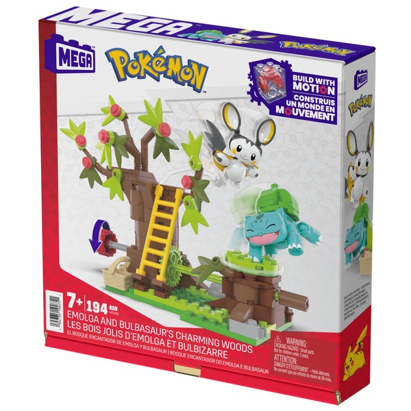 MEGA Construx Pokémon Emolga And Bulbasaur's Charming Woods