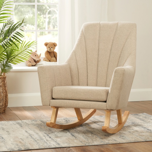 Tutti Bambini Ava Rocking Chair & Footstool Set Stone Smyths Toys UK