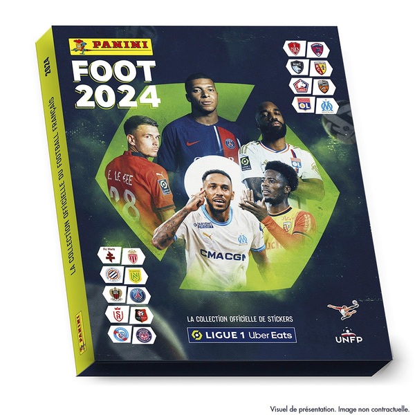 Panini Foot 2024 Ligue 1 Uber Eats Coffret Album + 22 Pochettes