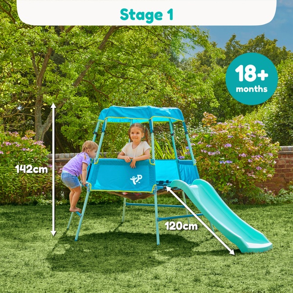 TP Growable Adventure Climbing Frame and Slide Smyths Toys UK