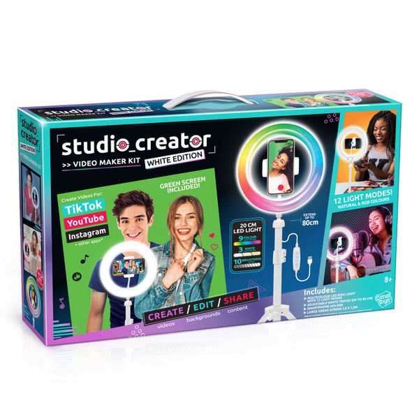 Studio Creator Video Maker Kit White Smyths Toys UK
