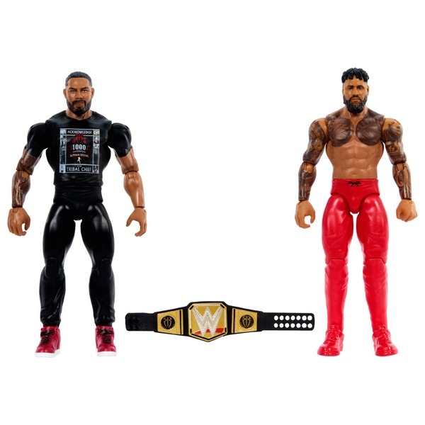 WWE Championship Showdown Roman Reigns vs Jey Uso 2 Pack | Smyths Toys UK