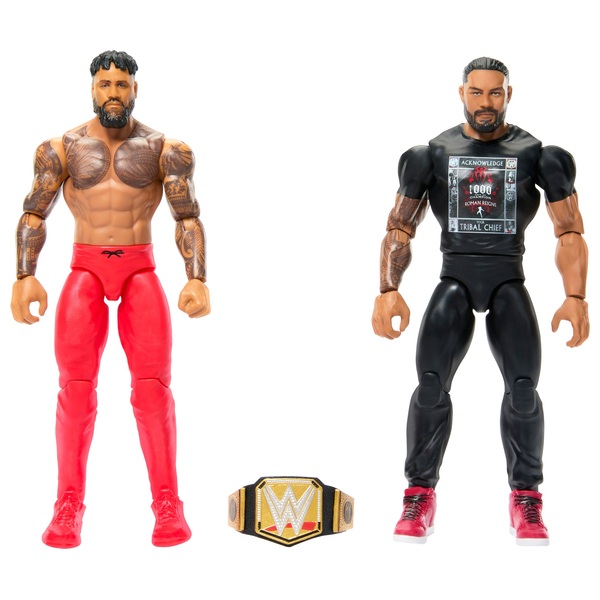 WWE Championship Showdown Roman Reigns vs Jey Uso 2 Pack | Smyths Toys UK