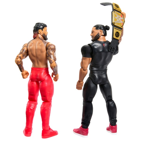 WWE Championship Showdown Roman Reigns vs Jey Uso 2 Pack | Smyths Toys UK