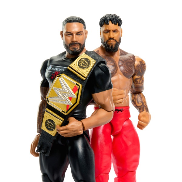 WWE Championship Showdown Roman Reigns vs Jey Uso 2 Pack | Smyths Toys UK