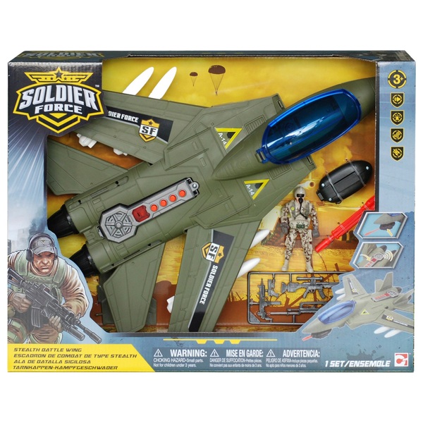 Soldier Force Stealth Battle Wing Playset | Smyths Toys UK