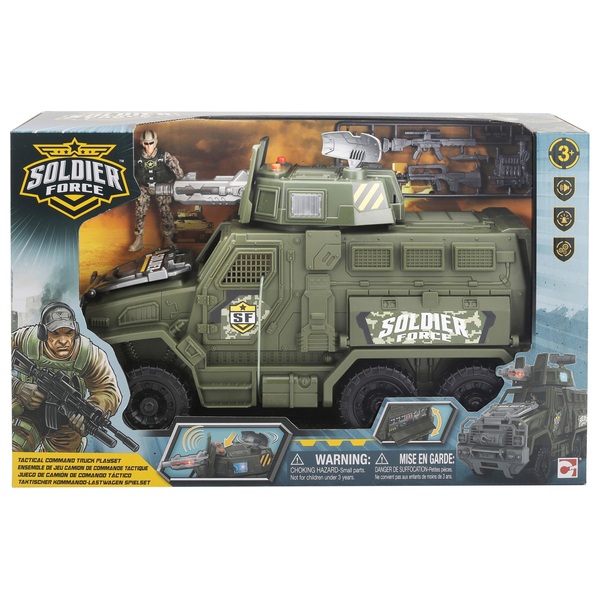 Soldier Force Tactical Command Truck Playset | Smyths Toys Ireland