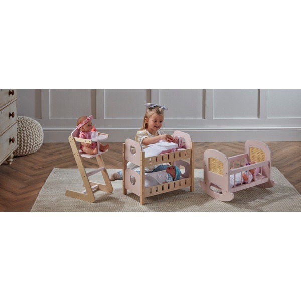 Dimples Wooden Doll High Chair Smyths Toys UK