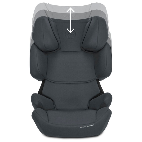 Cybex Solution X iFix R129 ISOFix Car Seat 100 to 150cm Cobblestone