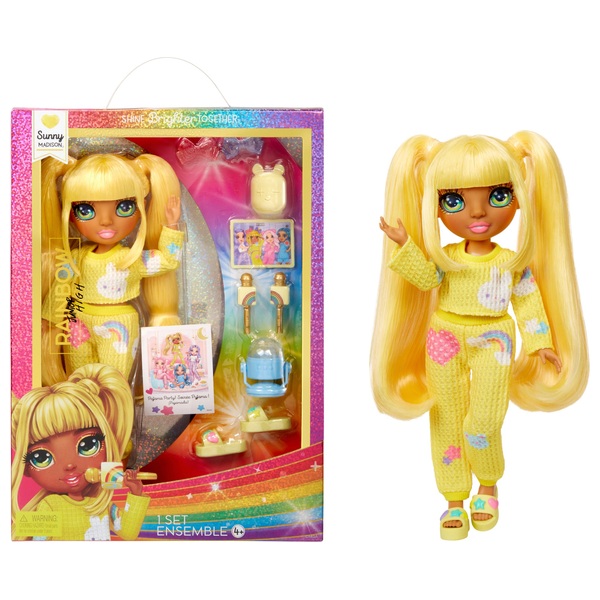 Rainbow High Junior High PJ Party Sunny Doll | Smyths Toys Ireland