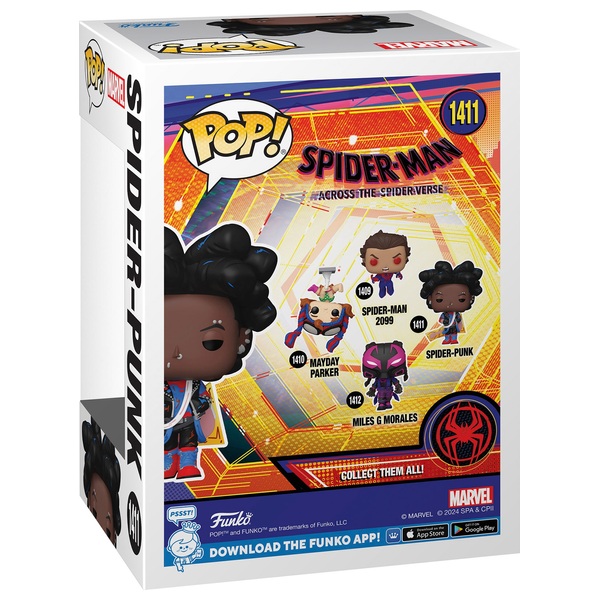 POP! Vinyl 1411: Spider-Man Across the Spider-Verse Spider-Punk ...