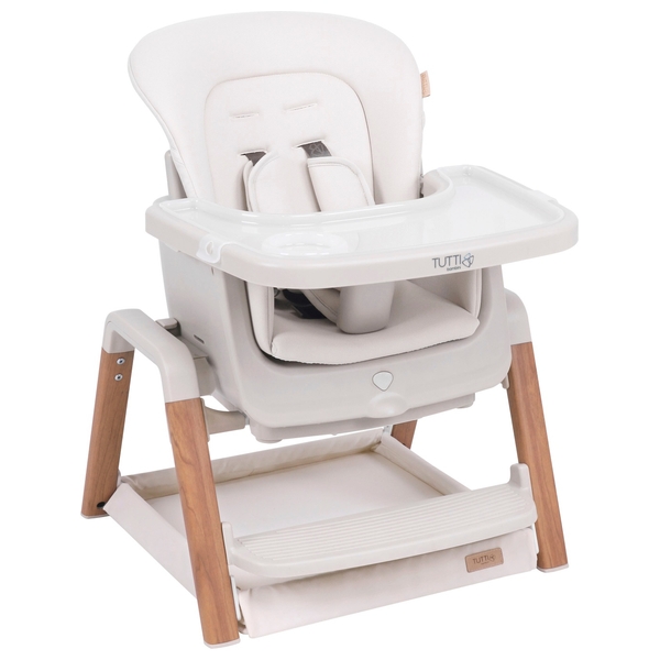 Tutti Bambini Nova High Chair and Rocker Set White Oak Smyths Toys UK