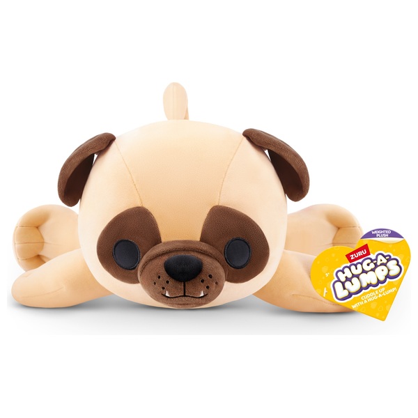 Hug-A-Lumps by ZURU Weighted Plush Olly the Pug | Smyths Toys UK