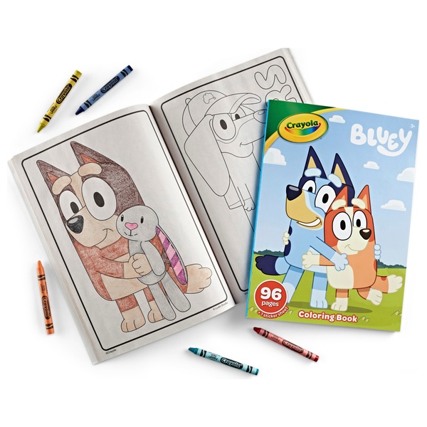 Crayola Bluey Colouring Pages Book | Smyths Toys Ireland