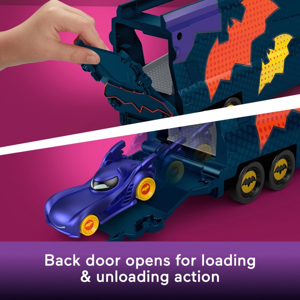 Fisher-Price Batwheels DC: Bat-Big Rig Hauler Action Toy | Smyths Toys UK