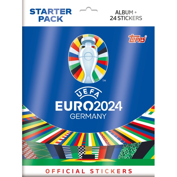 Topps Euro 2024 Official Sticker Album Pack Smyths Toys UK