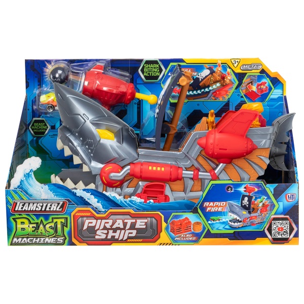 Teamsterz Beast Machines Pirate Ship Set Smyths Toys Ireland