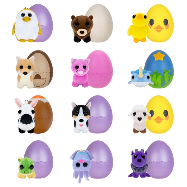 Adopt Me! Series 3 Surprise Egg Plush Pets Assortment | Smyths Toys Ireland