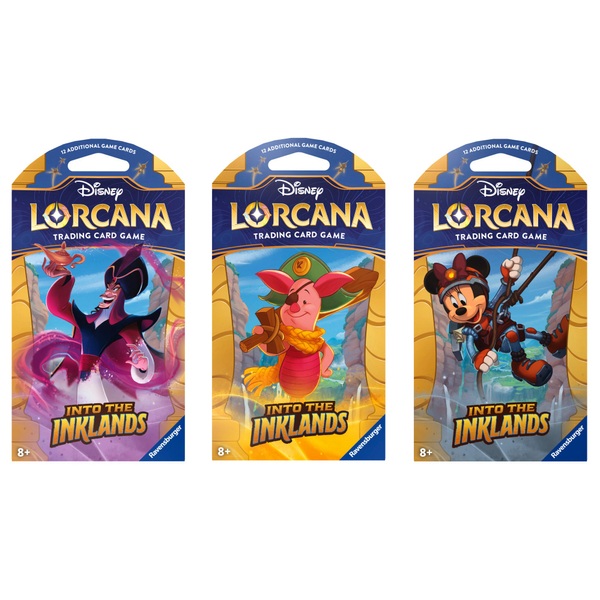 Disney Lorcana Trading Card Game: Into the Inklands Sleeved Booster Packs  Assortment