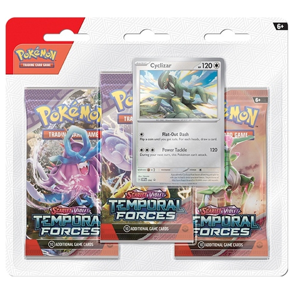 Pokémon Trading Card Game: Temporal Forces 3 Pack Assortment | Smyths ...