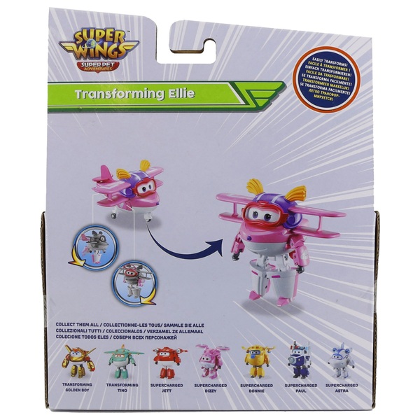 Super Wings Transforming Ellie | Smyths Toys Nederland