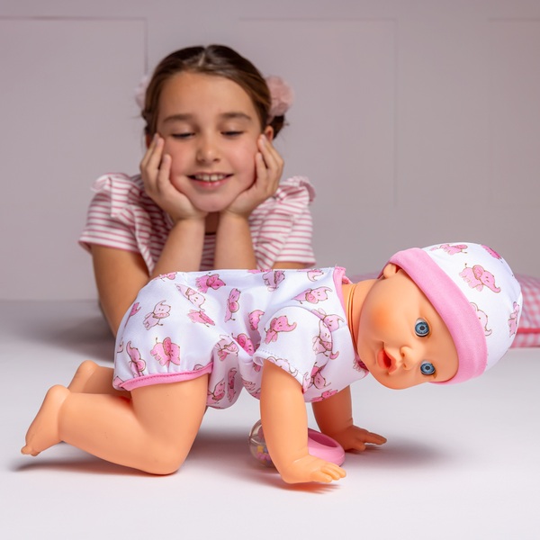 Crawling baby doll online