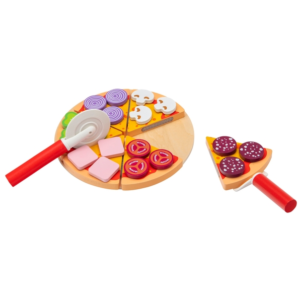 Kitchen Corner Wooden Pizza Playset | Smyths Toys Ireland