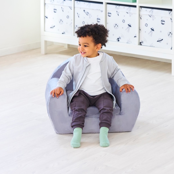 Play Factory Foam Chair Grey | Smyths Toys UK