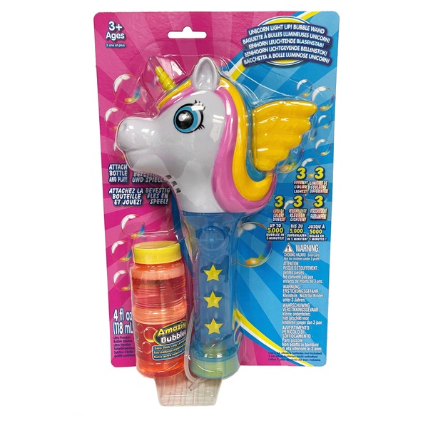 Unicorn Light Up Bubble Wand