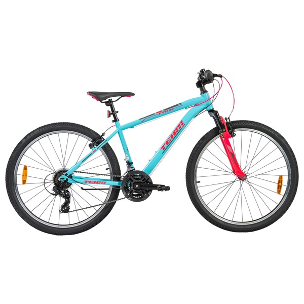 26 Inch Team Mountain Bike Sky Blue and Pink