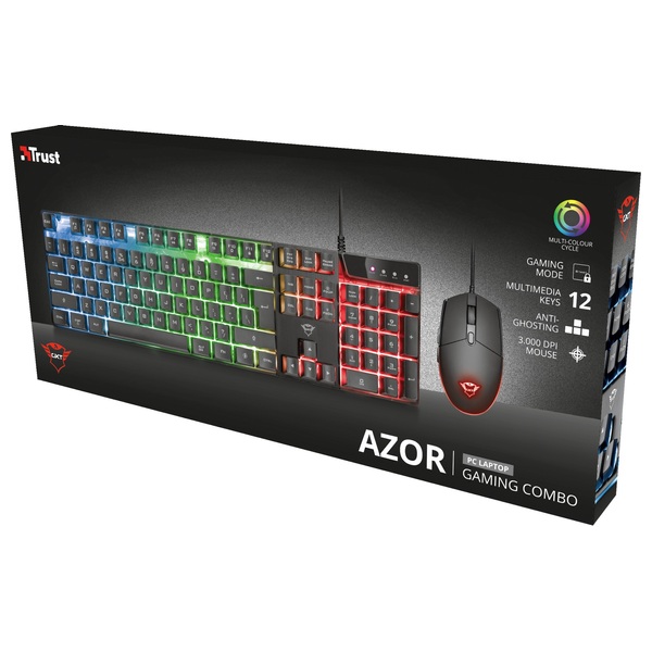Combo Gaming Trust GXT 838 Azor Teclado + Mouse - B·Great