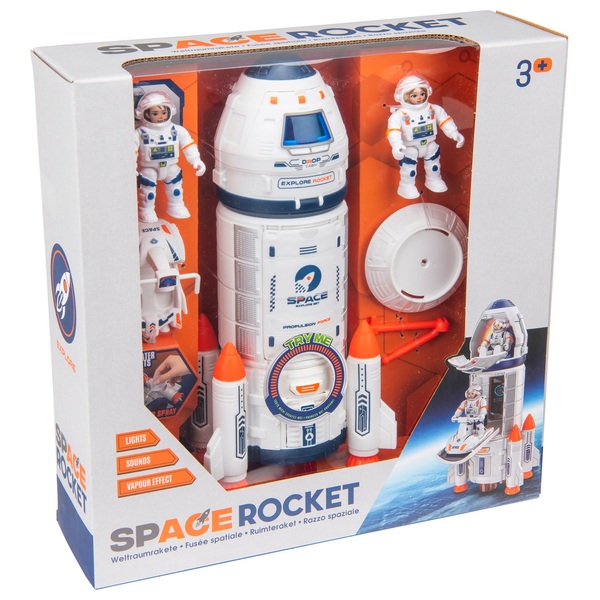 Space Rocket with Figures Playset Smyths Toys UK