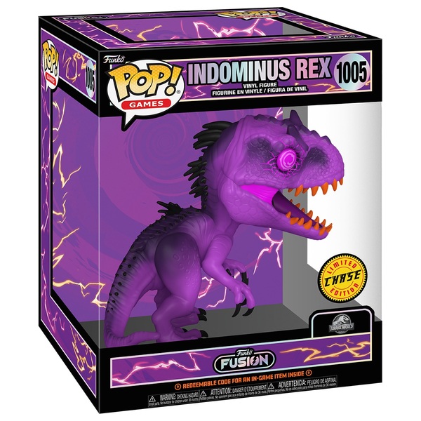 POP! Super Vinyl Funko Fusion 1005: Jurassic World Indominus Rex Chase ...