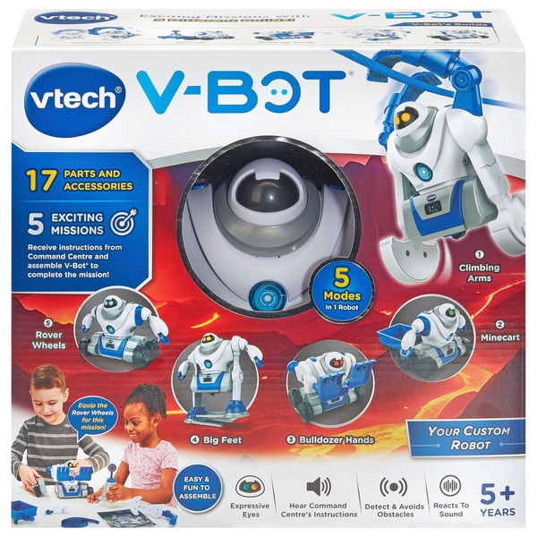 VTech V-Bot 5-in-1 Robot | Smyths Toys UK