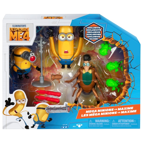 Despicable Me 4 Mega Minions Vs Maxime Figures Pack | Smyths Toys UK