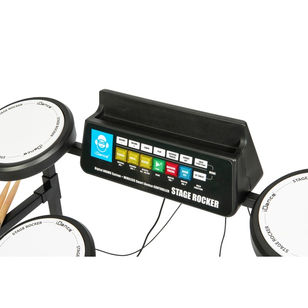 iDance Stage Rocker Electronic Drum Kit Smyths Toys UK