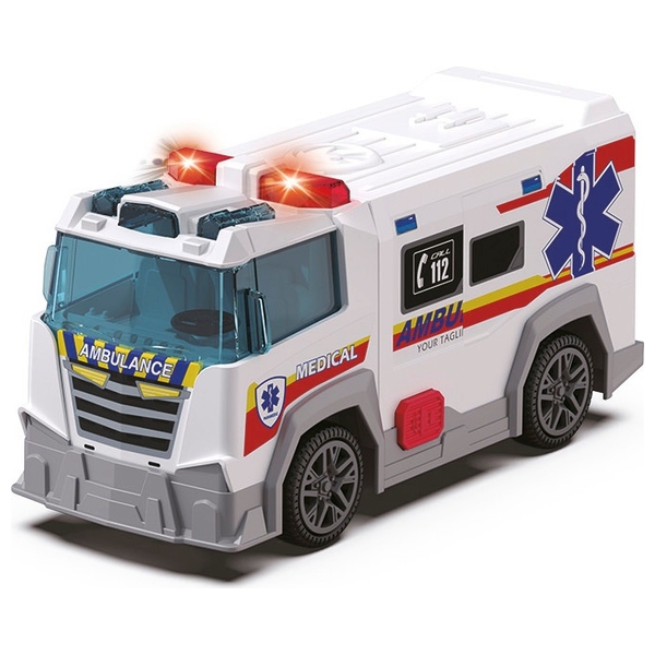 Super Wheelz Lights and Sounds Ambulance | Smyths Toys UK