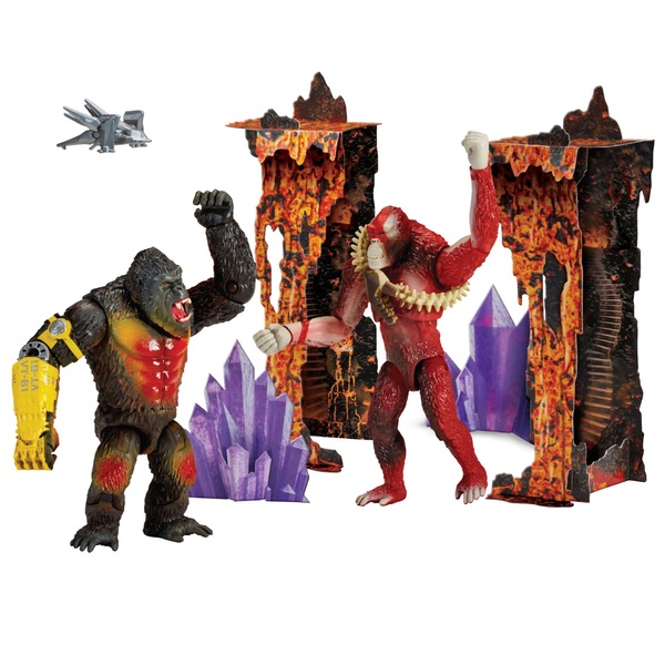 Monsterverse Godzilla x Kong: The New Empire Kong vs Skar King Figure 2 ...