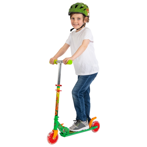 Dinosaur Scooter LED Wheels Green | Smyths Toys UK